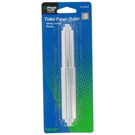 PlumbCraft Chrome Silver Toilet Paper Holder