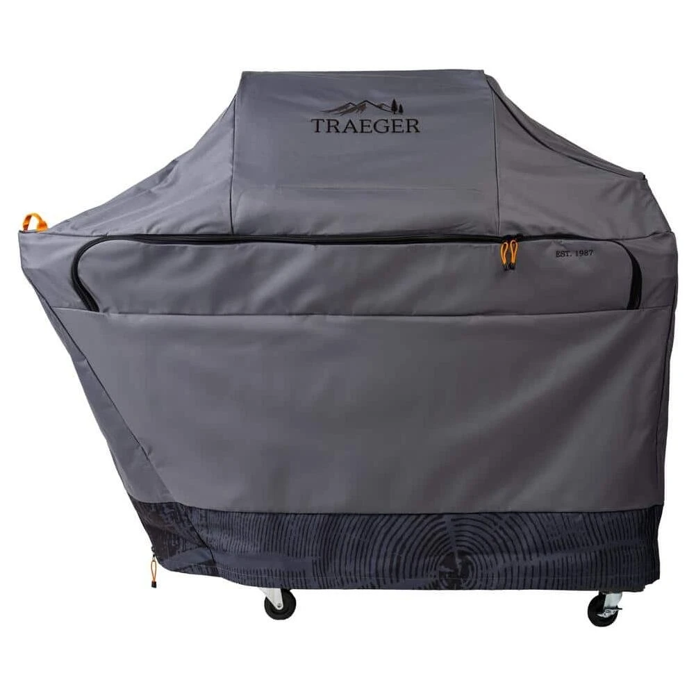 Black 54‑in Polyester Grill Cover – Weather‑Resistant BBQ Protection