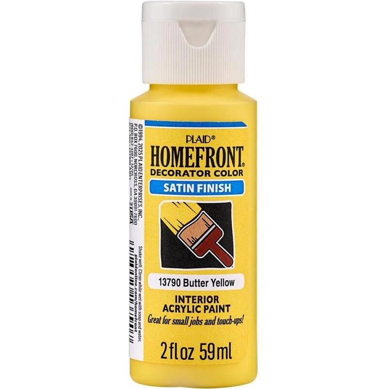Homefront 13790 Craft Paint, Water-Based Yellow, Non-Toxic