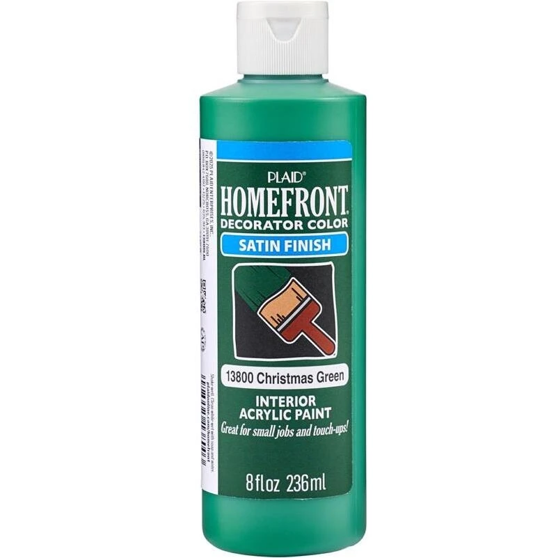 Homefront 13800 Camas Green Craft Paint, Water-Based, Non-Toxic