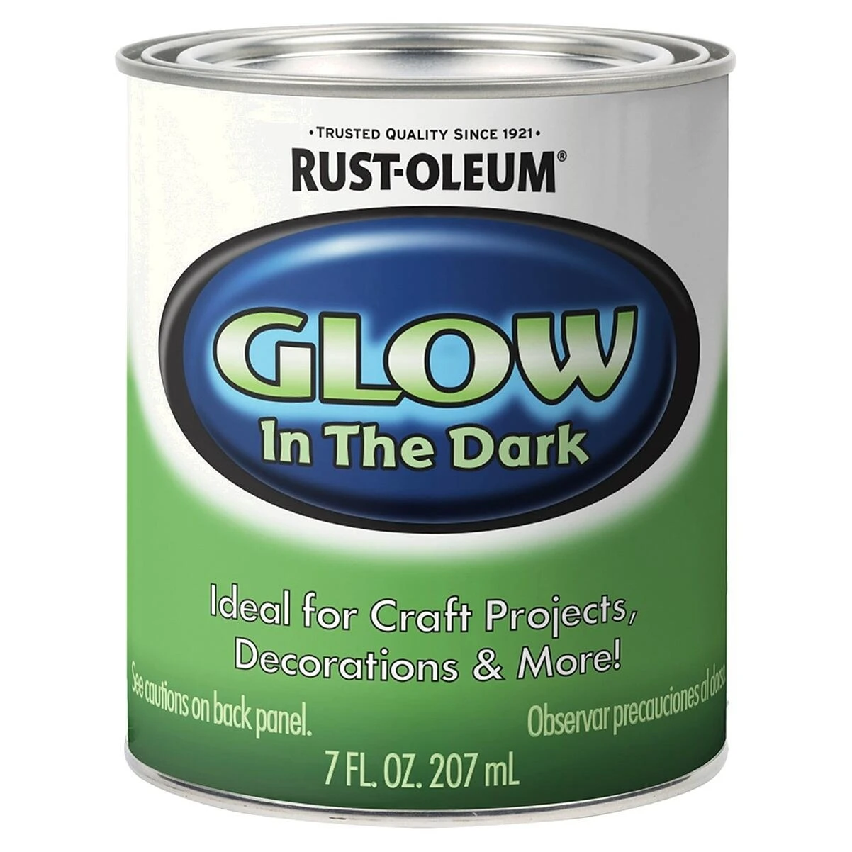 Rust-Oleum 214945 Glow-In-The-Dark Interior Latex Paint, Green, 1/2 Pt. Rust-Oleum 214945 Glow-In-The-Dark Interior Latex Paint, Green, 1/2 Pt.