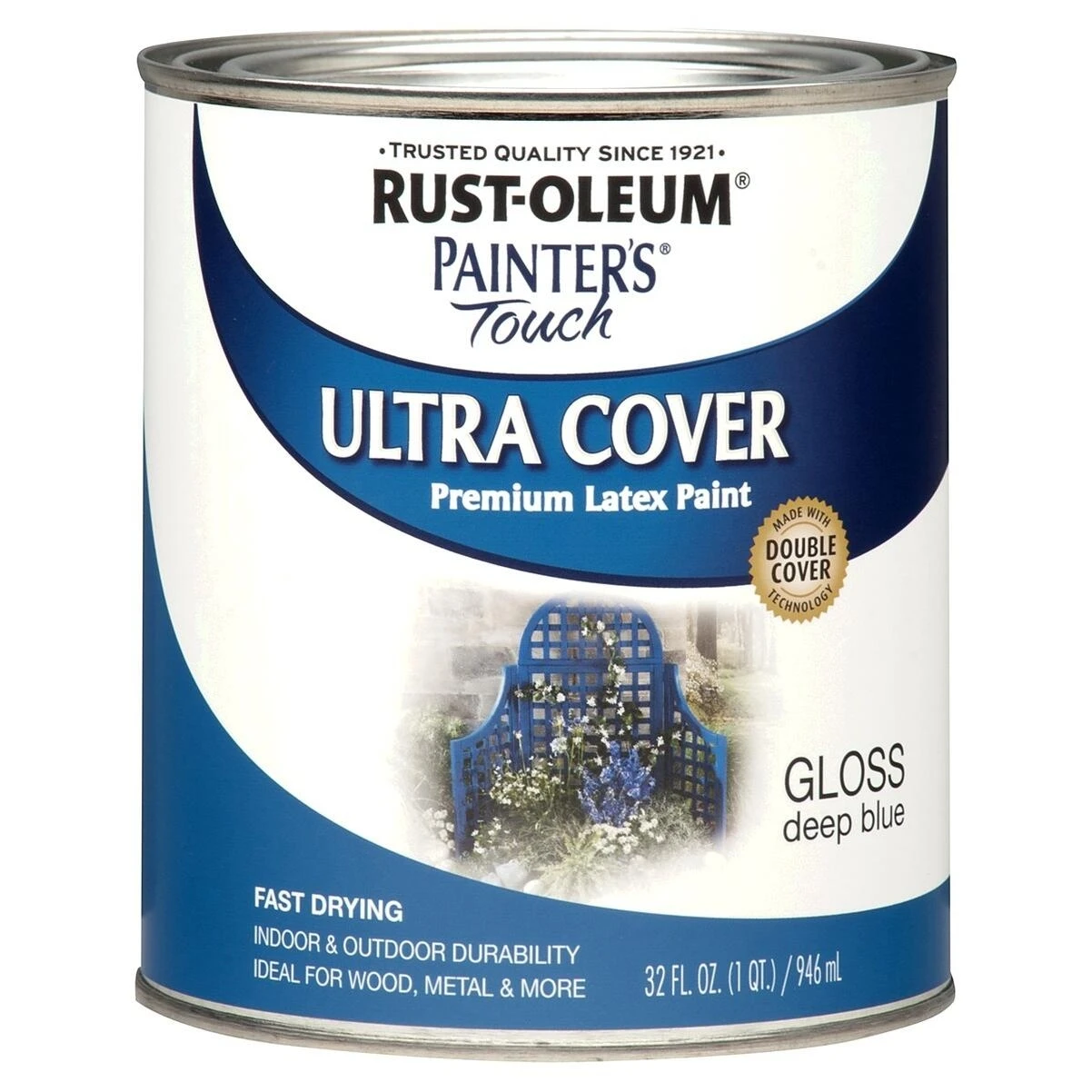 Rust-Oleum 224428T Painter's Touch Ultra Cover Paint, Gloss Deep Blue, Qt. Rust-Oleum 224428T Painter's Touch Ultra Cover Paint, Gloss Deep Blue, Qt.