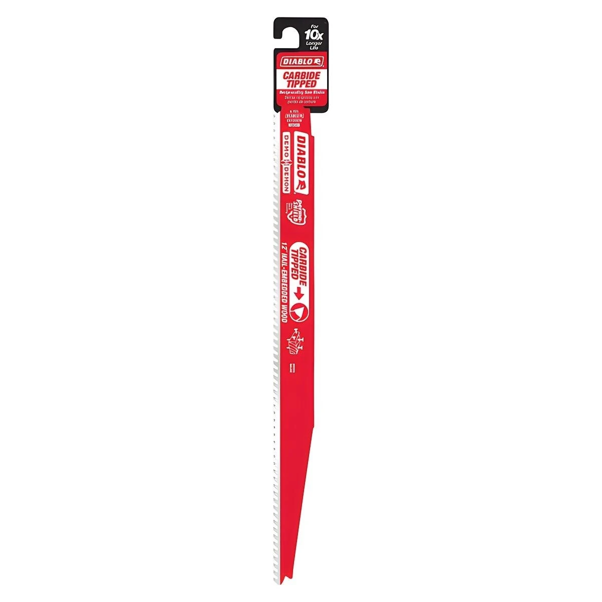 Diablo DS1206CWS Demo Demon Reciprocating Saw Blade, Carbide, 12-In.