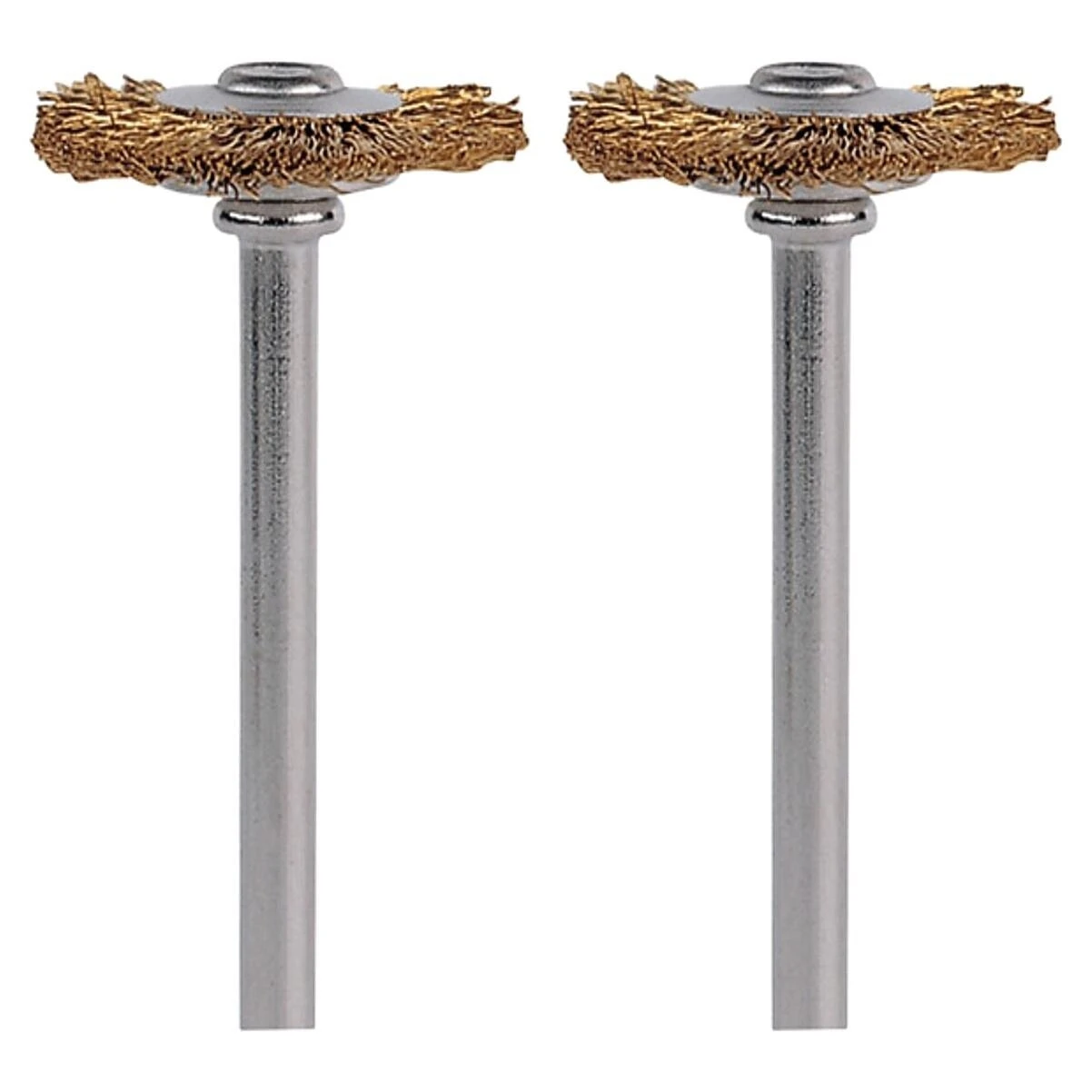 Dremel 535-02 Brush, 3/4 in Dia, 1/8 in Arbor/Shank, Crimped Bristle, Brass Bristle Dremel 535-02 Brush, 3/4 in Dia, 1/8 in Arbor/Shank, Crimped Bristle, Brass Bristle