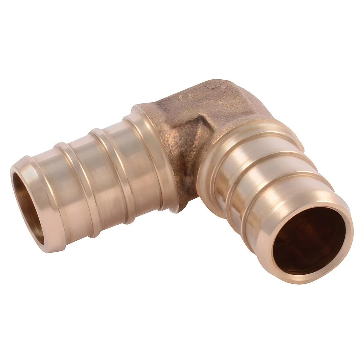Insert Pipe Elbow, Lead Free, 1/2 In. Brass Barb, 10-Pk.