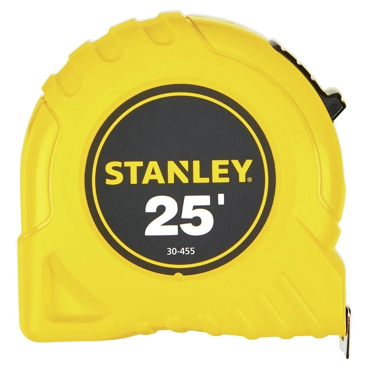 STANLEY 30-455 Measuring Tape, 25 ft L Blade, 1 in W Blade, Steel Blade, ABS Case, Yellow Case