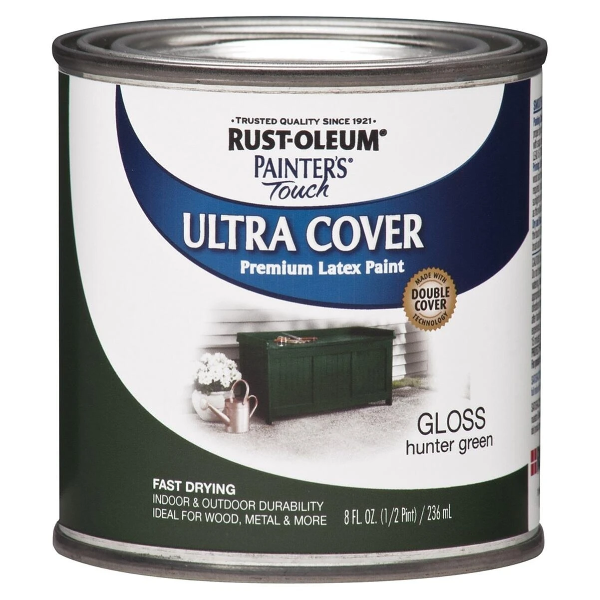 Rust-Oleum Painter's Touch Ultra Cover Gloss Paint, Hunter Green, 1/2-Pint Rust-Oleum Painter's Touch Ultra Cover Gloss Paint, Hunter Green, 1/2-Pint
