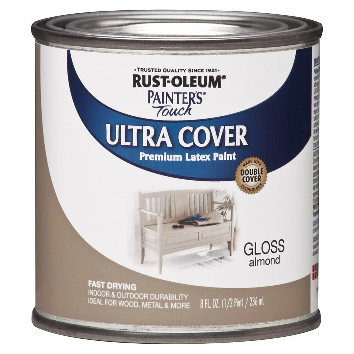 Rust-Oleum 1994730 Painter's Touch Ultra Cover Paint, Almond Gloss, 1/2-Pt. Rust-Oleum 1994730 Painter's Touch Ultra Cover Paint, Almond Gloss, 1/2-Pt.