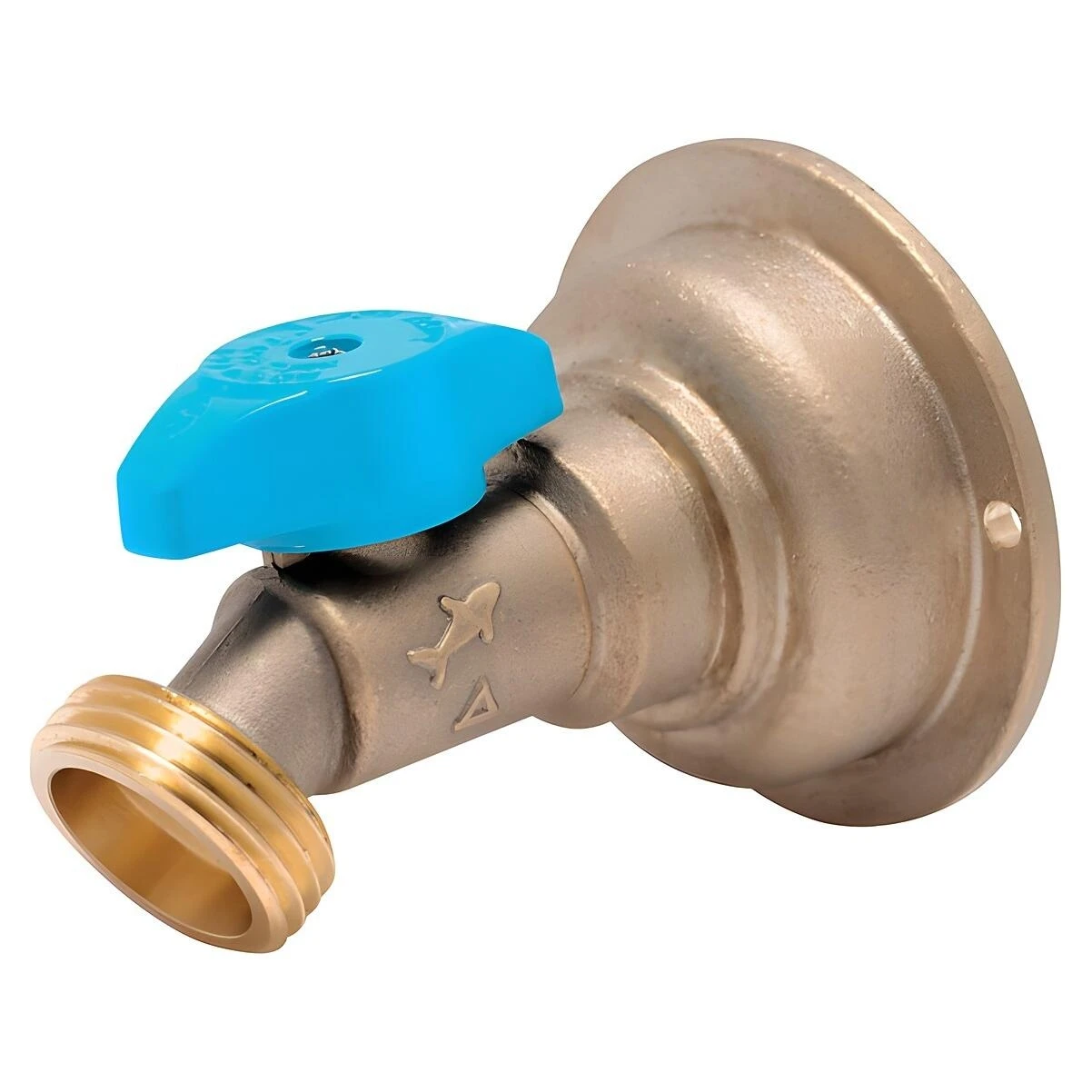 SharkBite 24631LF Hose Bibb, 45-Degree, 3/4 x 3/4 In. MHT SharkBite 24631LF Hose Bibb, 45-Degree, 3/4 x 3/4 In. MHT