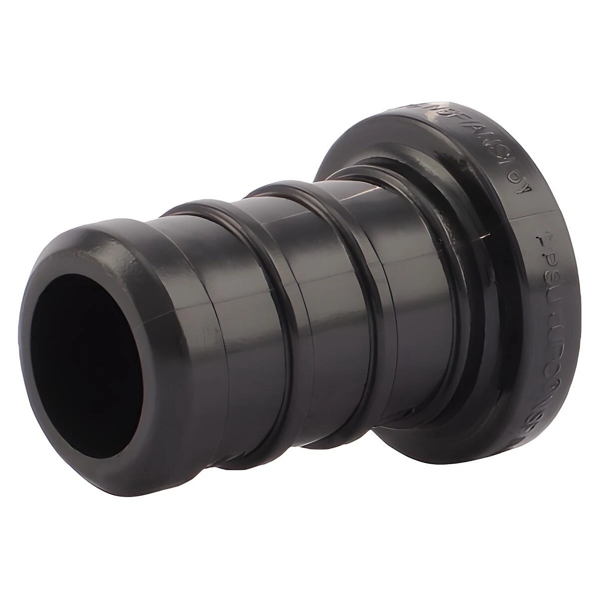 SharkBite UP514A5 Pipe Plug, 1/2 in, Barb, Polymer, Black SharkBite UP514A5 Pipe Plug, 1/2 in, Barb, Polymer, Black