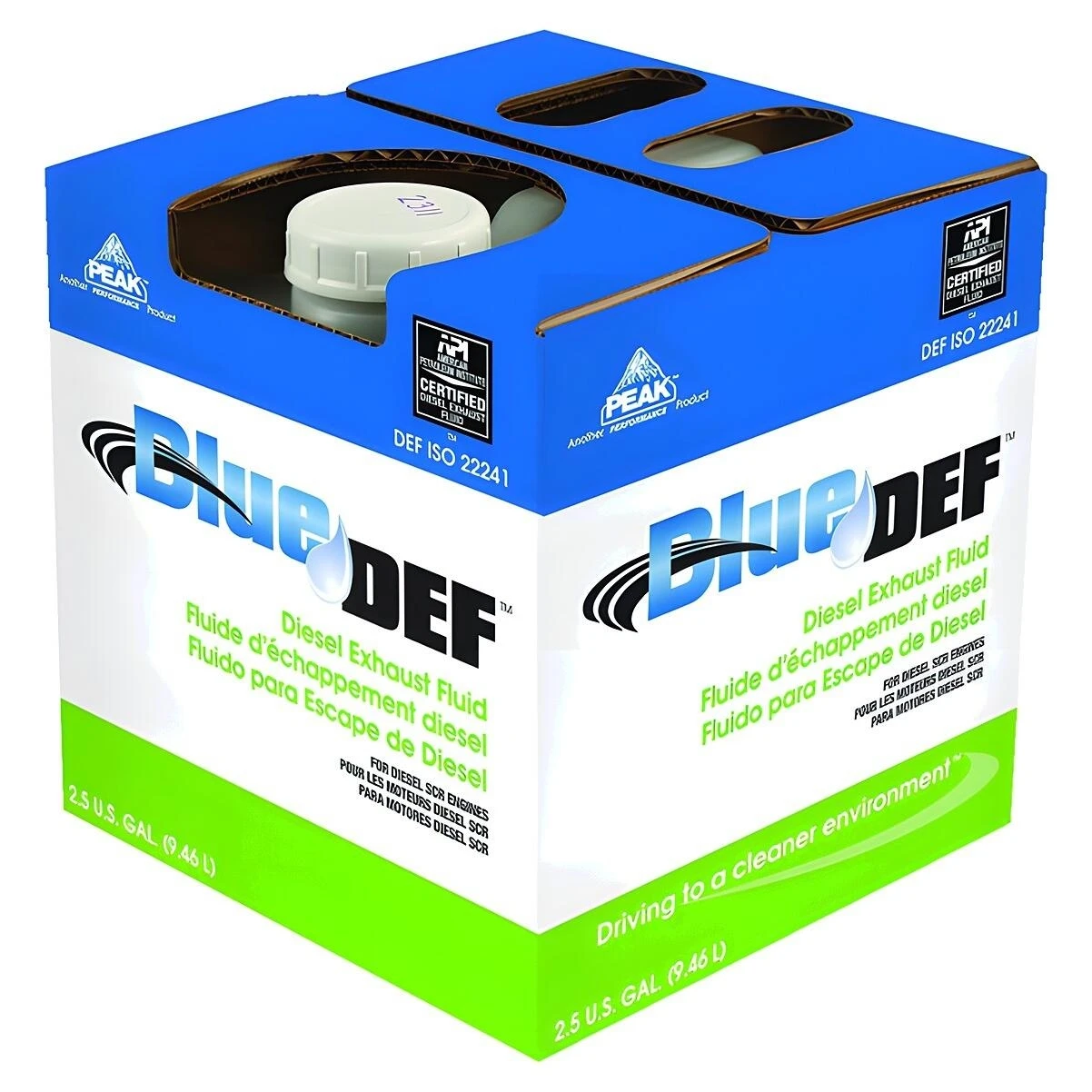 Peak DEF002 Blue Diesel Exhaust Fluid, 2.5 Gallons