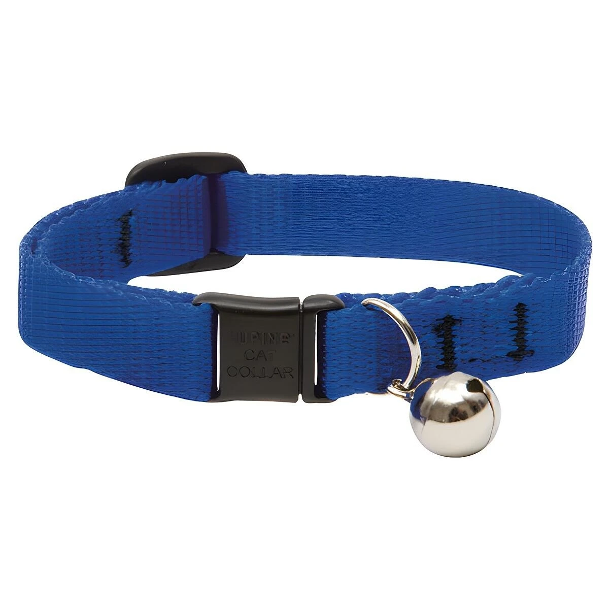 Lupine Pet 17527 Basic Solids Blue Nylon Cat Collar, 1/2 In, 8-12 In