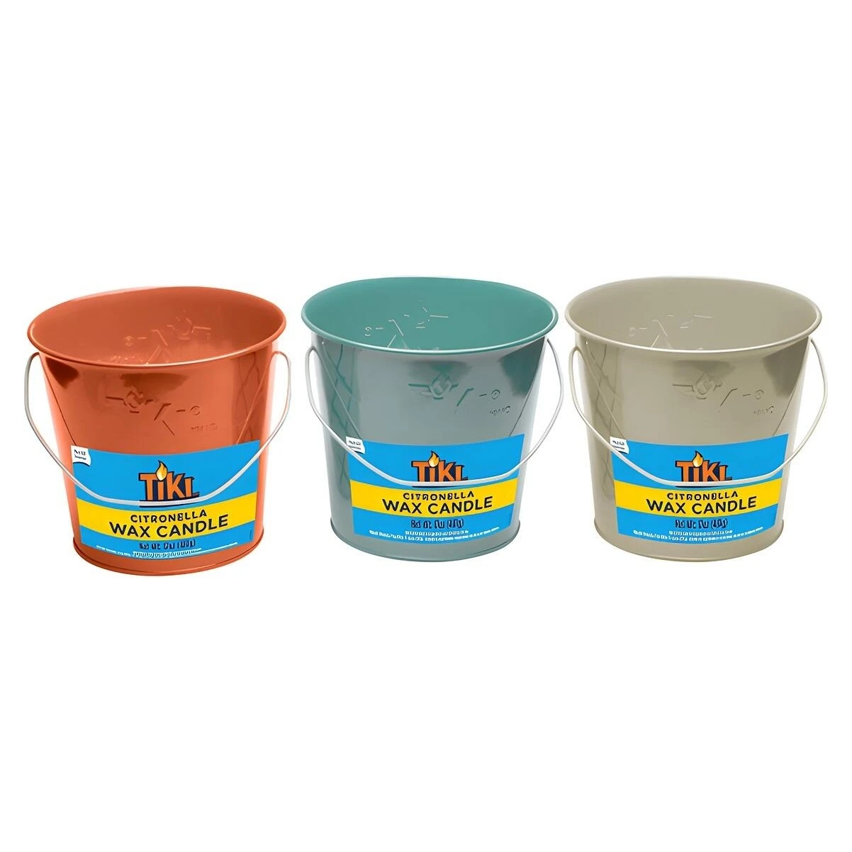 Tiki 1417040 Citronella Candle Bucket, Seaside Escape, 17 Oz.