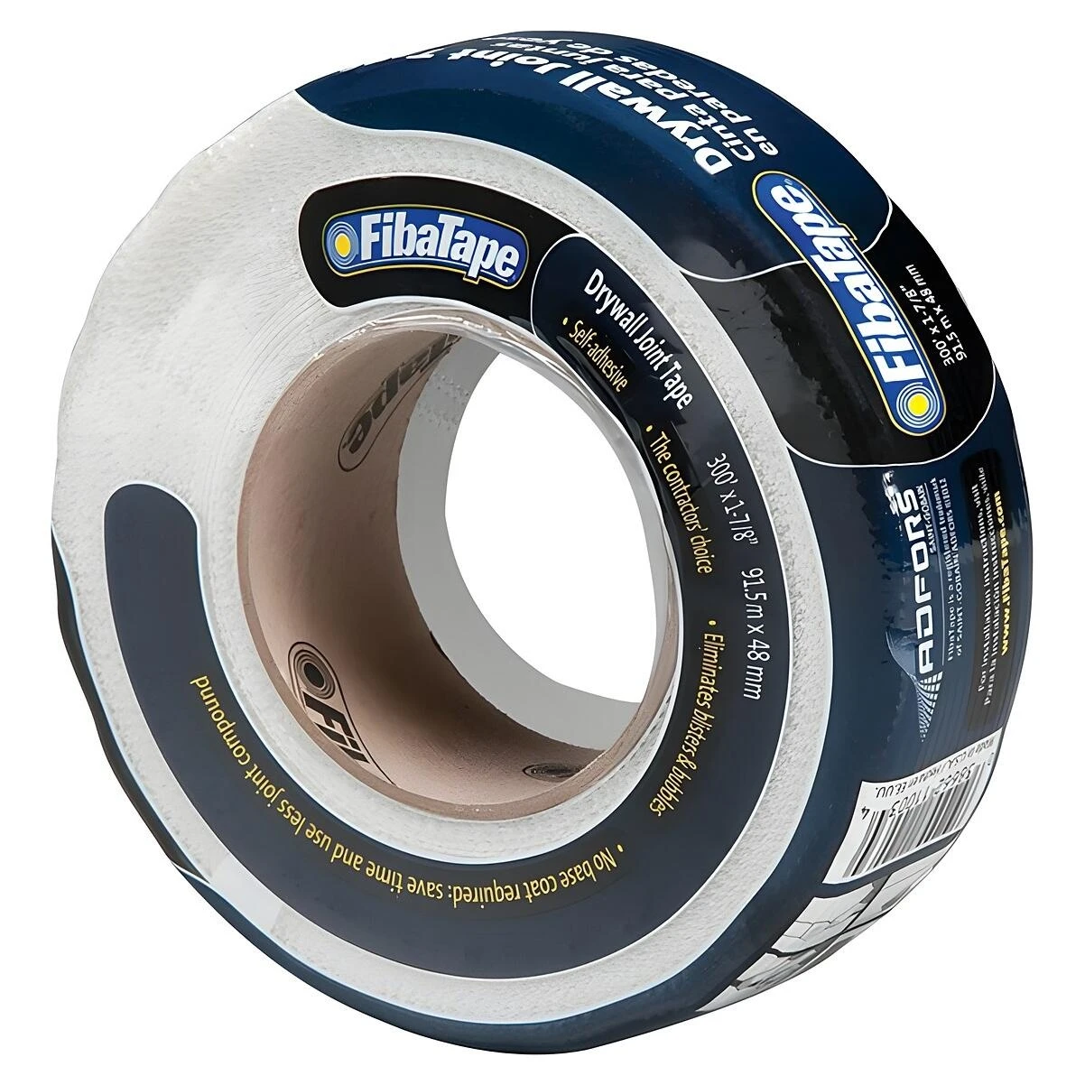 FibaTape FDW8665-U Drywall Joint Tape, Fiberglass, 1-7/8 In. x 300 Ft.