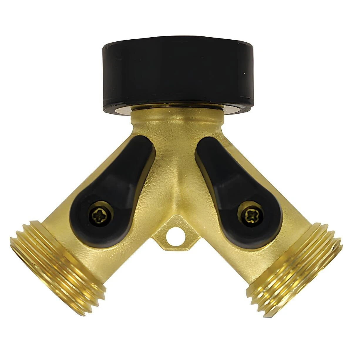 Gilmour 423GAAP Shut-Off Valve, 2-Port, Brass, Swivel Connector