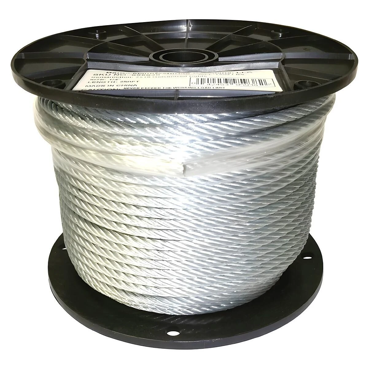 Campbell 695938 1/4 In. X 250 Ft. Galvanized Wire Cable, Heavy-Duty Spool