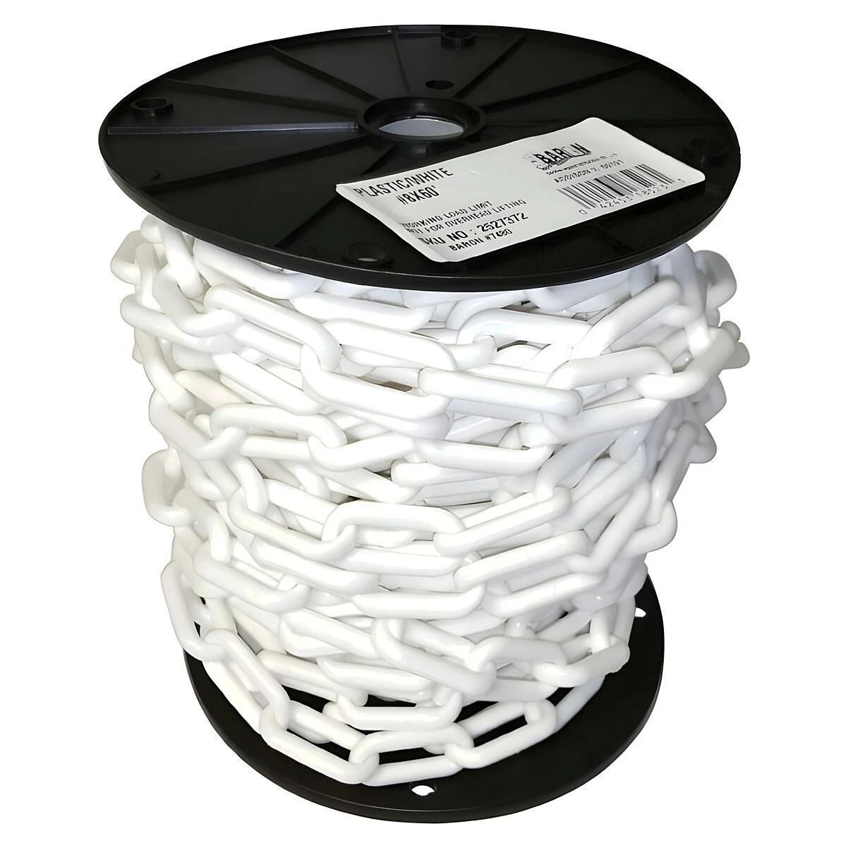 Baron 7480 Lock Link Plastic Chain, 2 In. Diameter, 60 Ft.