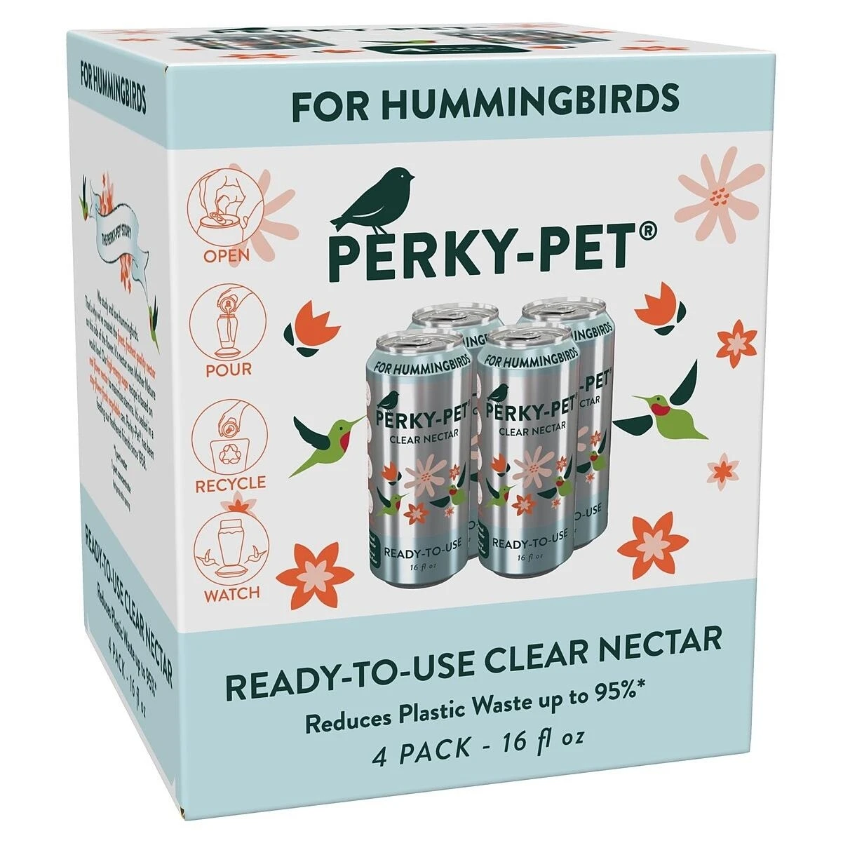 9085213 Hummingbird Sucrose Nectar, Pack of 4