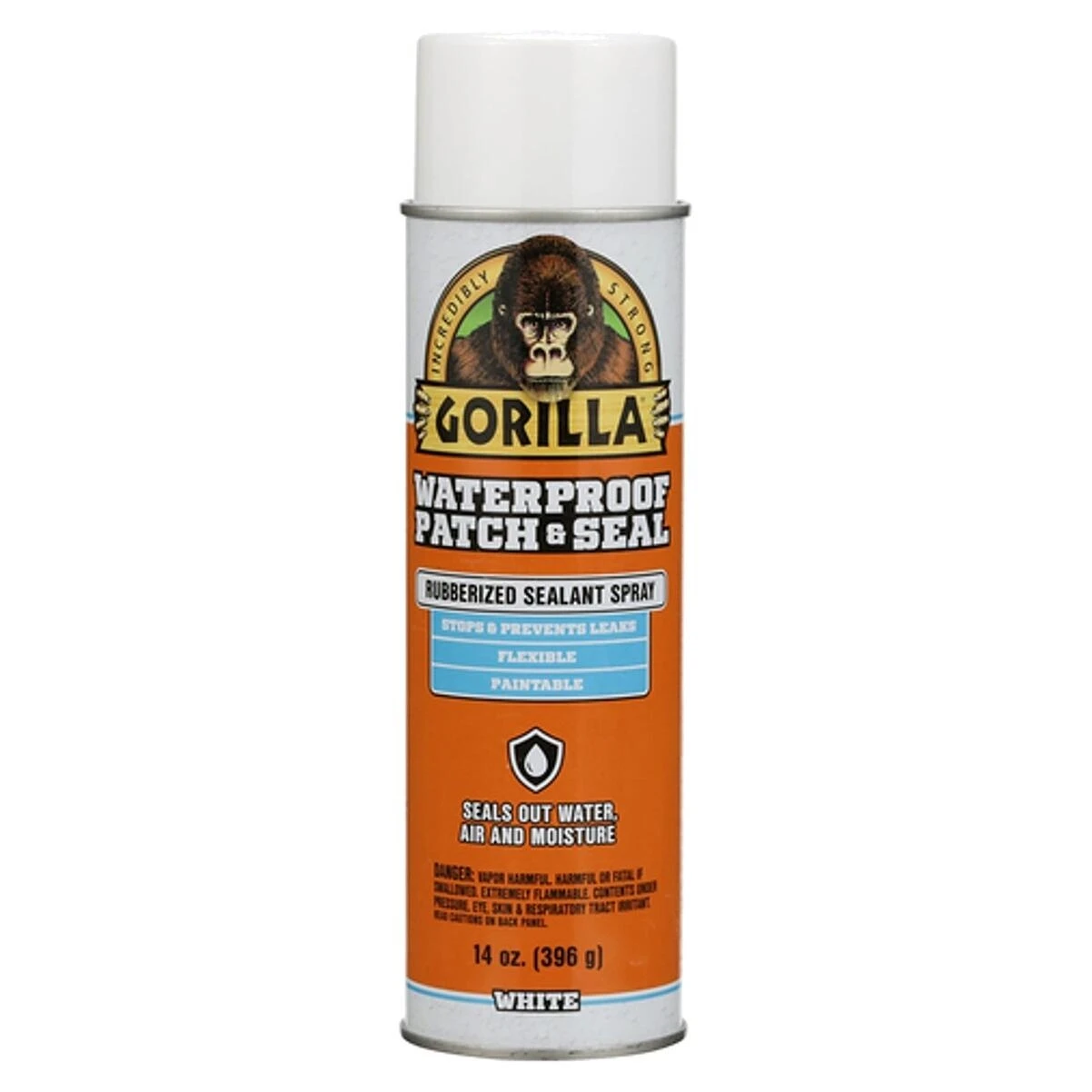 Gorilla 104054 Rubberized Patch and Seal Spray, White, 14 Oz Gorilla 104054 Rubberized Patch and Seal Spray, White, 14 Oz