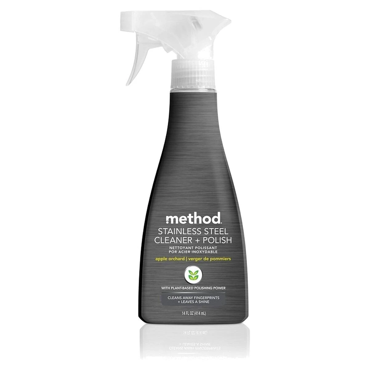 Method 01919 Steel For Real Stainless Steel Polish, Apple Orchard, 12 Oz