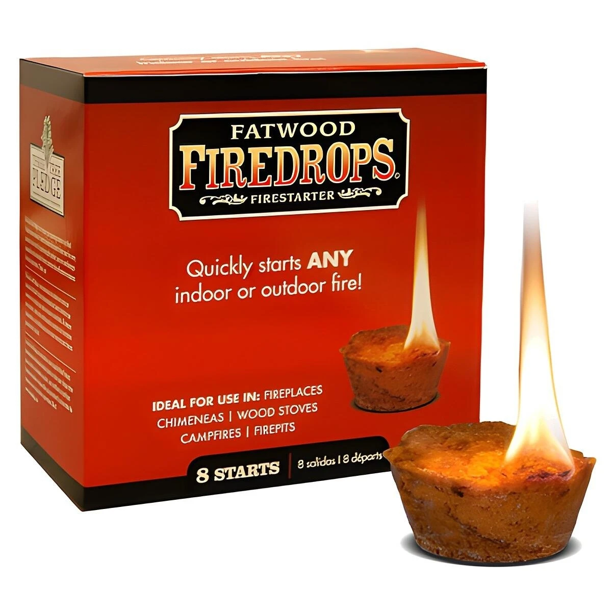 Fatwood 8808 Fire Starter, 20 min Starter Burn Time