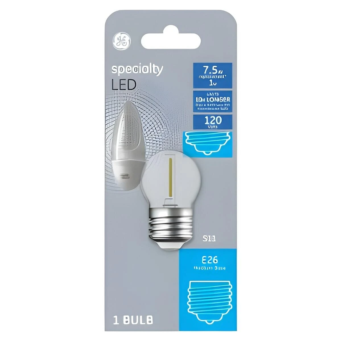 GE LED Night Light Bulb, 1 Watt, Medium Base, S11 Shape, Clear GE LED Night Light Bulb, 1 Watt, Medium Base, S11 Shape, Clear
