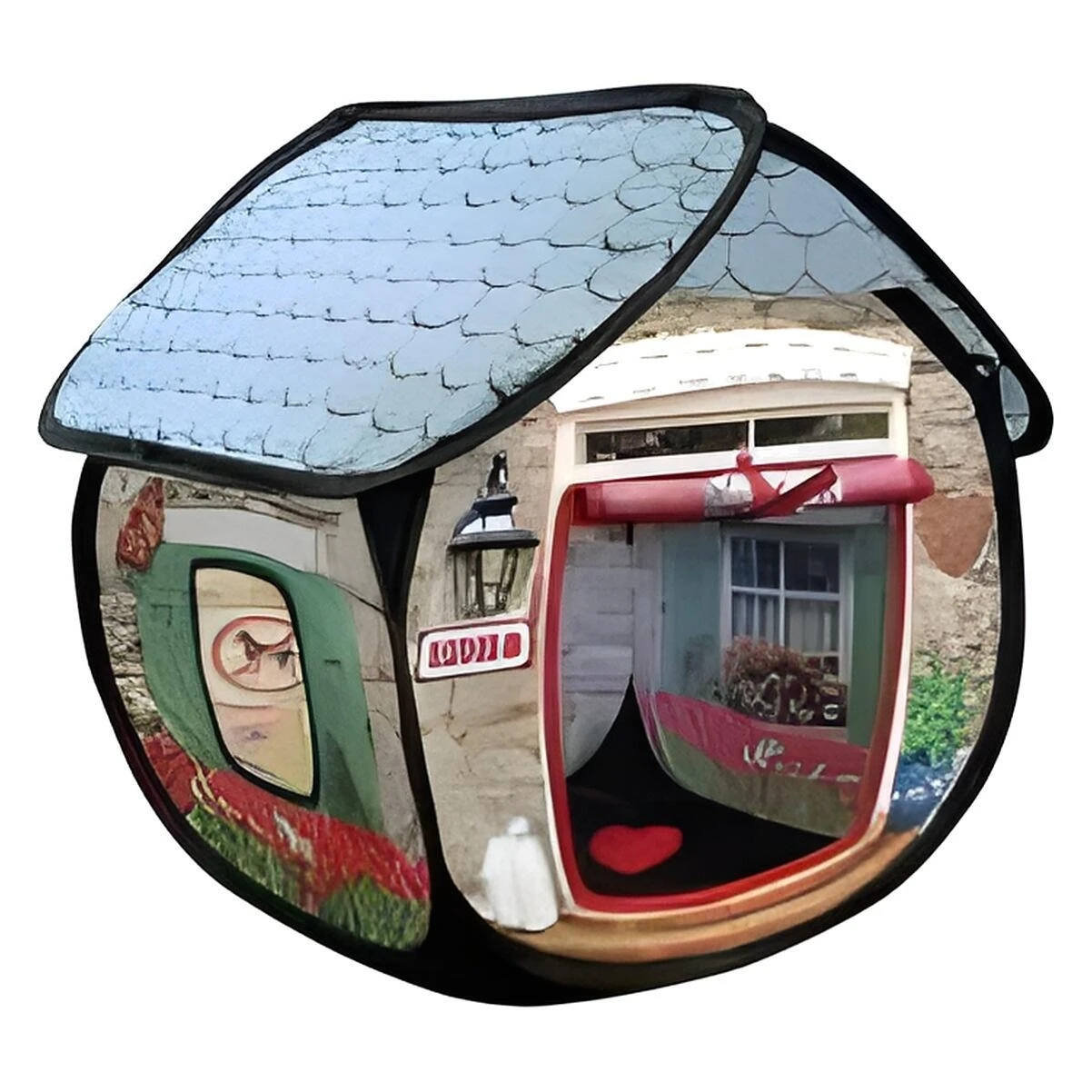 Kong CA78 Play Spaces Bungalow Cat Toy Hideaway