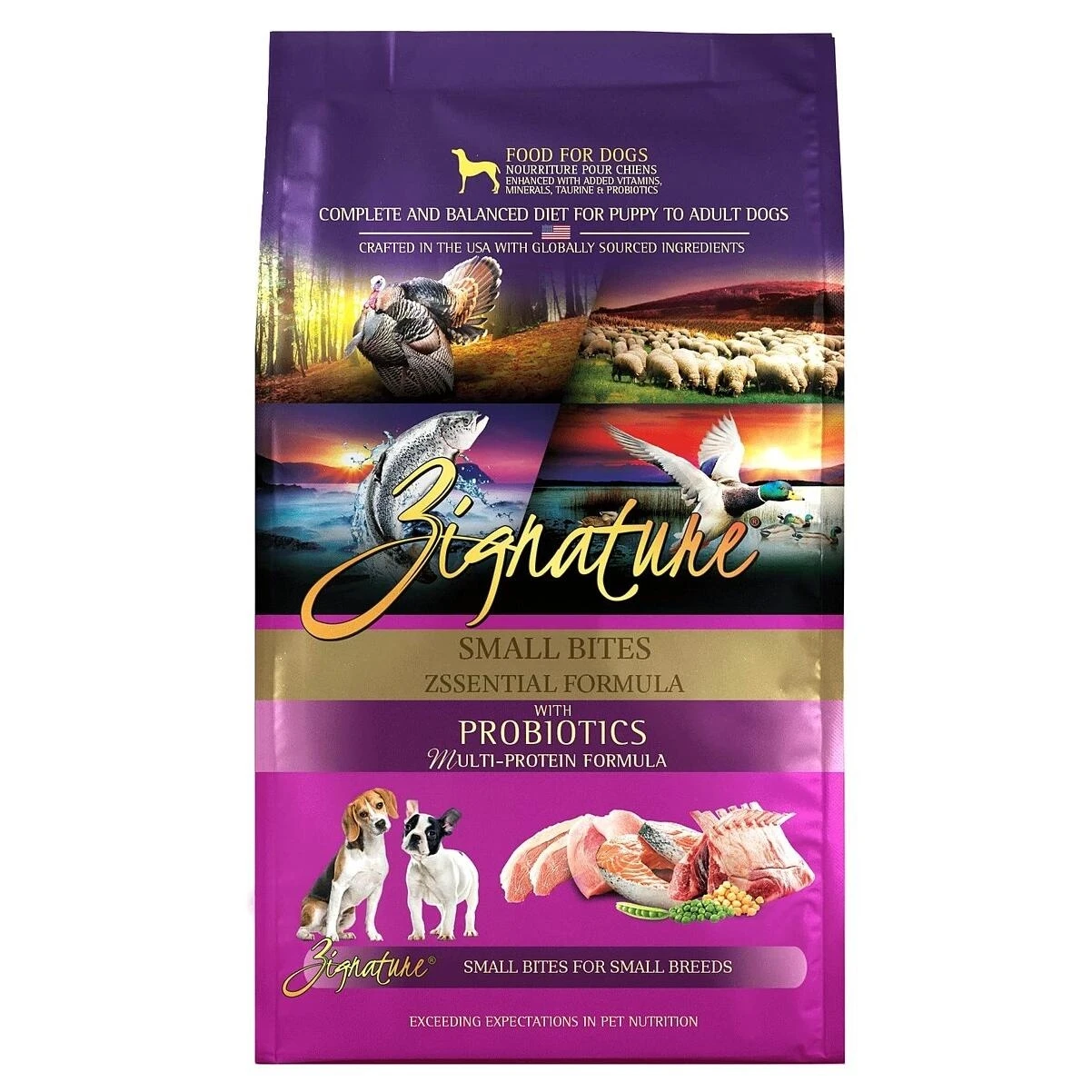 Zignature Zg13188 Zssential Small Bite Dog Food, Grain-Free, 13.5 Lbs