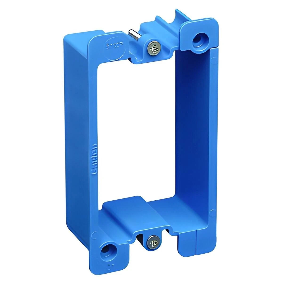 Carlon B1MGEXT-2 Box Extender, 3-1/4 in L, 2-1/4 in W, 1-Gang, PVC, Blue