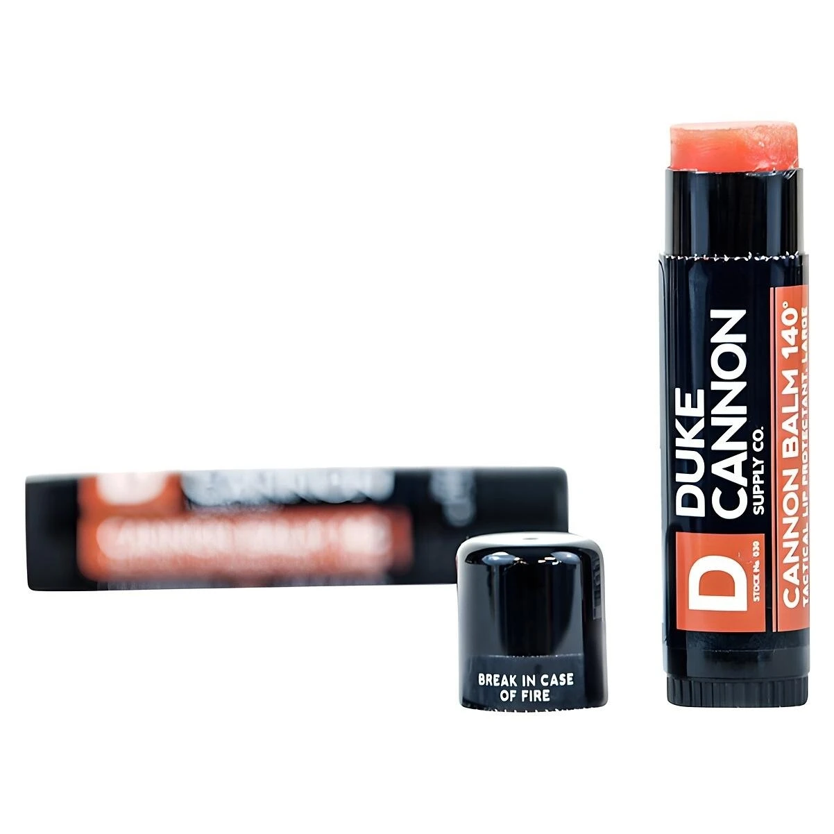 Duke Cannon CBALM1401 Tactical Lip Protectant Balm, Orange, 0.56 oz