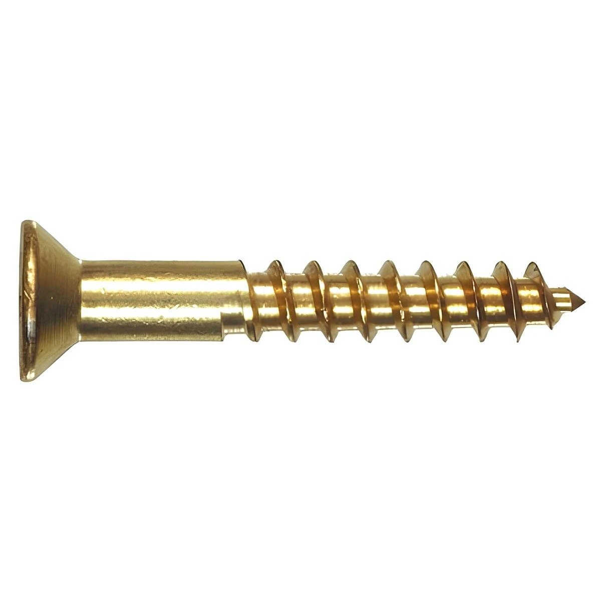The Hillman Group 41835 Brass Flat Head Phillips Wood Screw, 8 x 3/4-Inch, 100-Pack