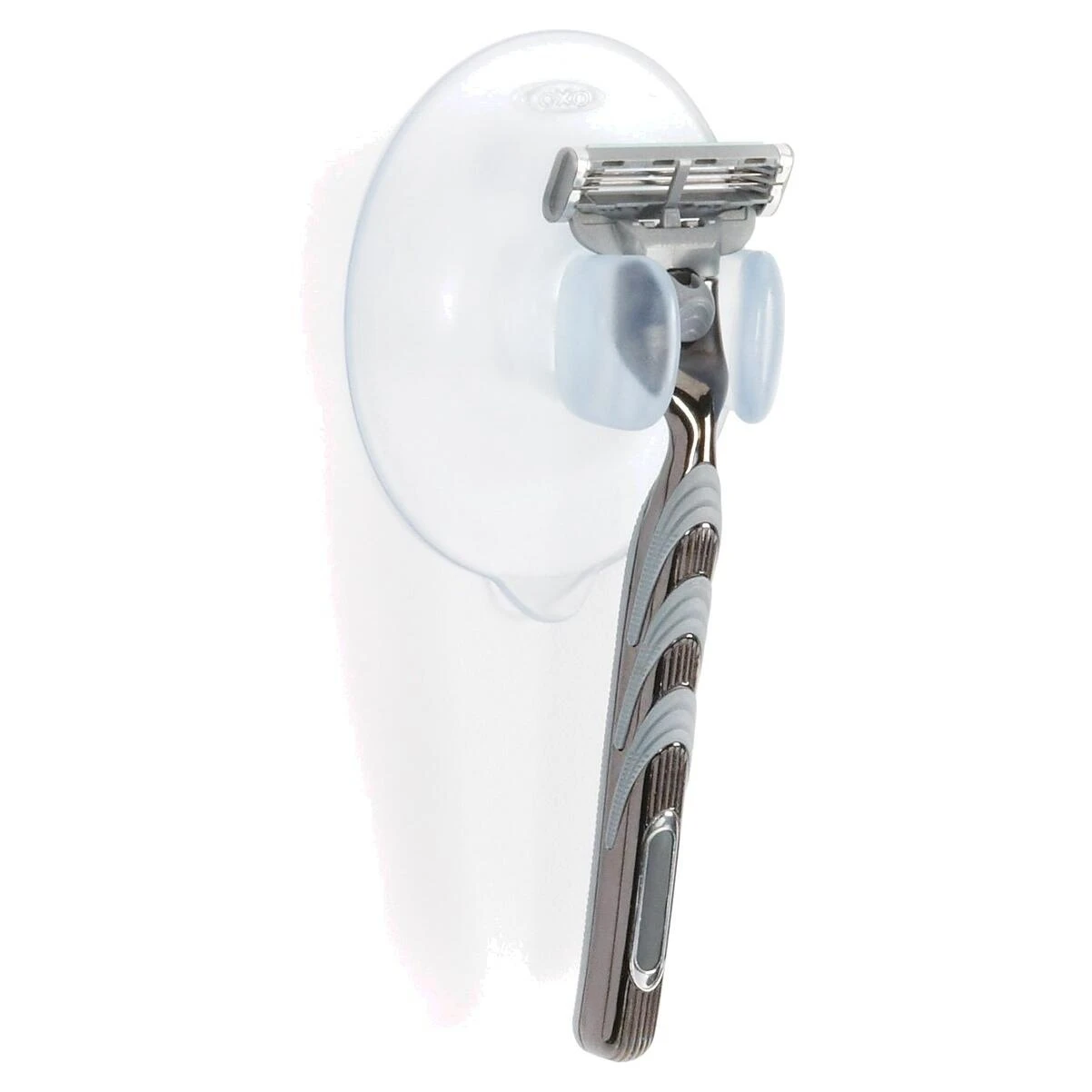OXO 1377400 Suction Cup Plastic Hanging Shower Caddy, 3.25 Inch Height