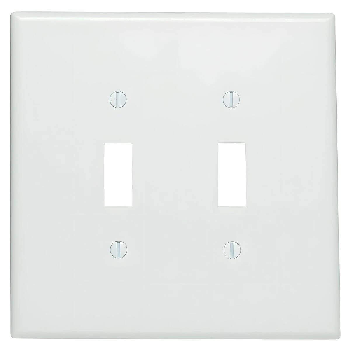 Leviton 88109 Wallplate, 5-1/4 in L, 5.31 in W, 2-Gang, Thermoset Plastic, White, Smooth Leviton 88109 Wallplate, 5-1/4 in L, 5.31 in W, 2-Gang, Thermoset Plastic, White, Smooth