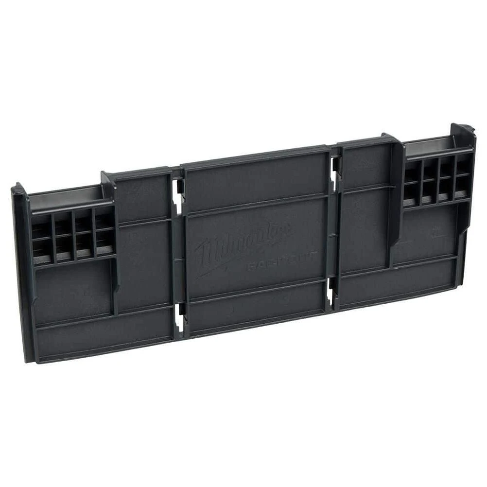 12.6" Black Drawer Divider Plate – Slim Organizer for Kitchen & Office Drawers