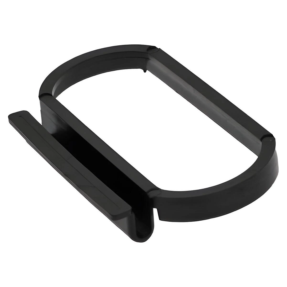 M-D 58637-P Black Plastic Pull Tab With Corner Springs, 1-7/8 In. X 3/4 In.