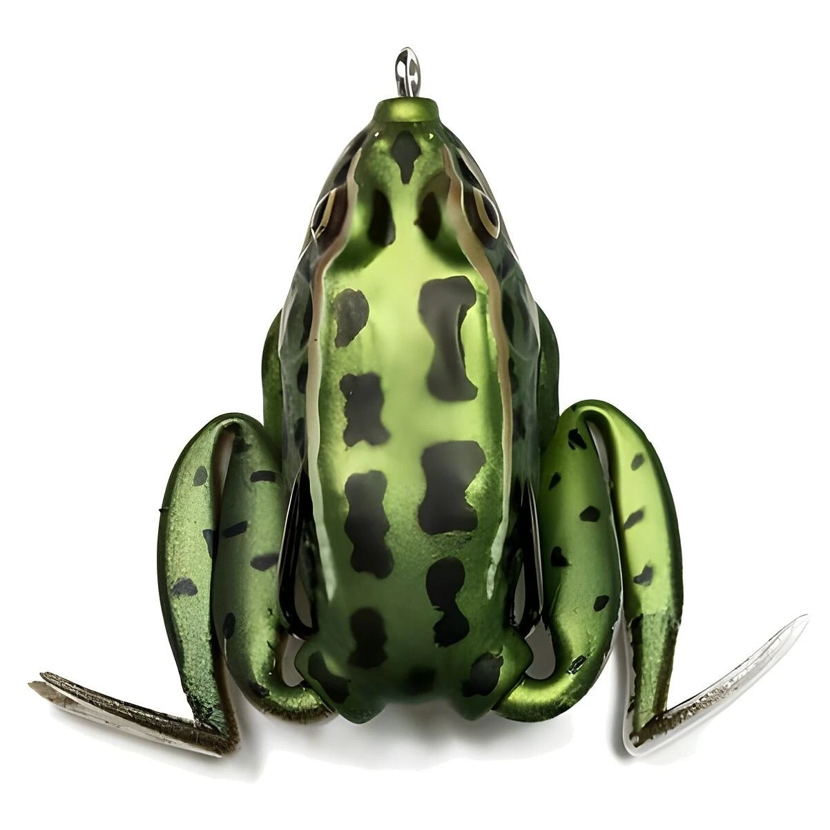 Lunker Frog Fishing Lure - 2.5 Inch - Green Tea Color