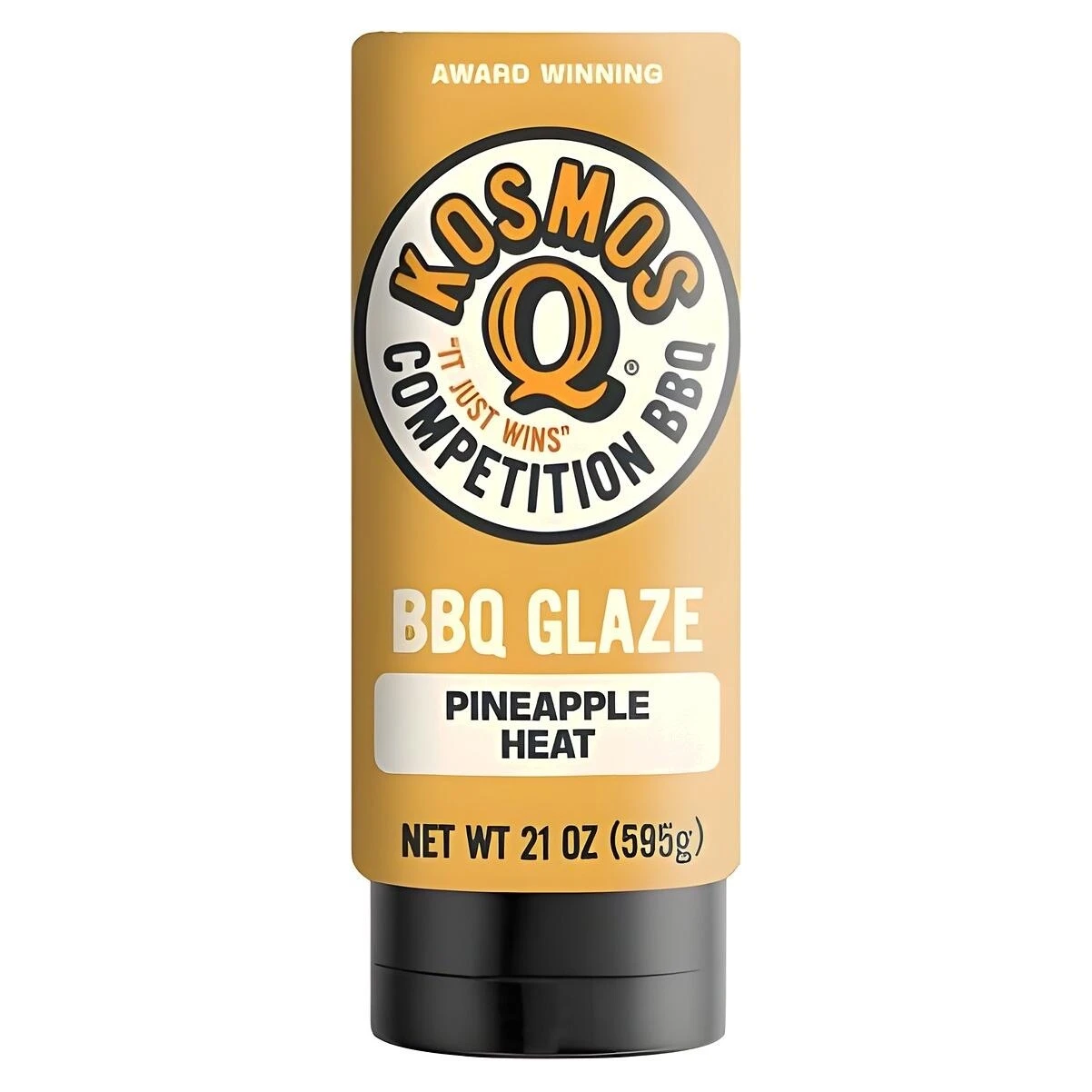 Kosmos Q KOS-G-PAH Pineapple Heat BBQ Glaze, Tropical Flavor, 21 Oz