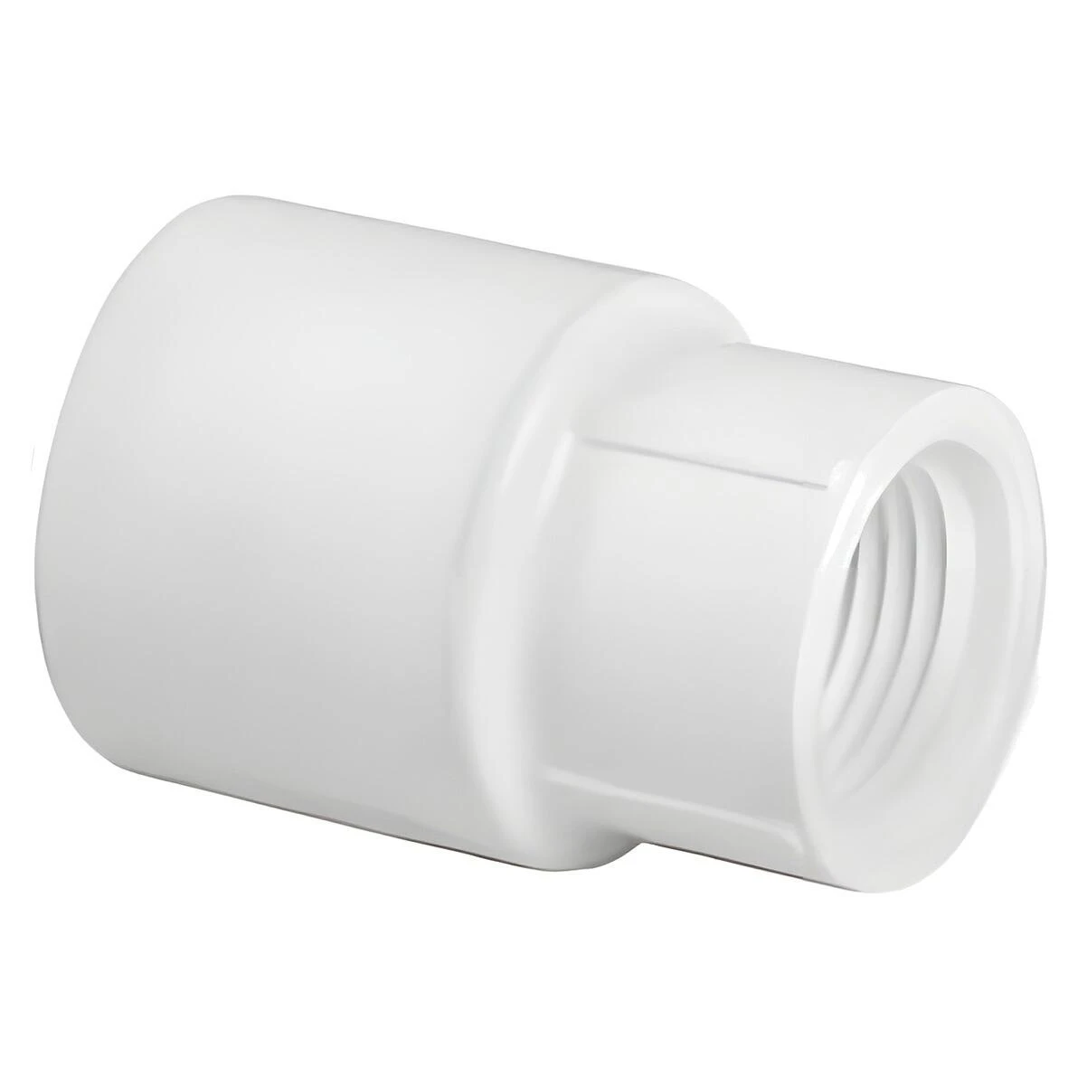 Ipex 435958 PVC Pipe Reducing Adapter, 1 x 3/4 In, Socket x FPT, Sch 40 Ipex 435958 PVC Pipe Reducing Adapter, 1 x 3/4 In, Socket x FPT, Sch 40