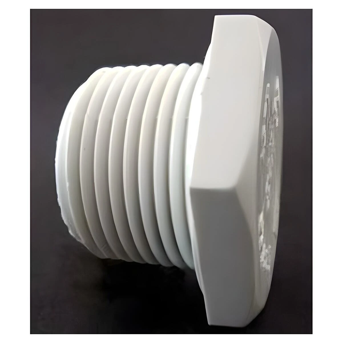 Genova 31820 PVC Pipe Plug, 2 In. MPT, Schedule 40, 150 PSI