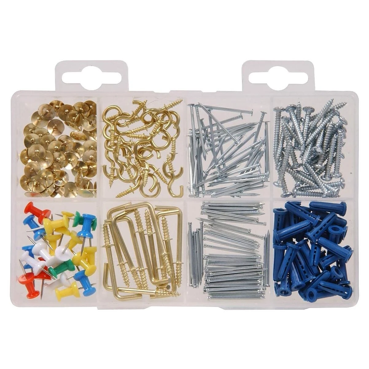 Hillman 130253 240-Piece Steel Assorted Fastener Kit With Case