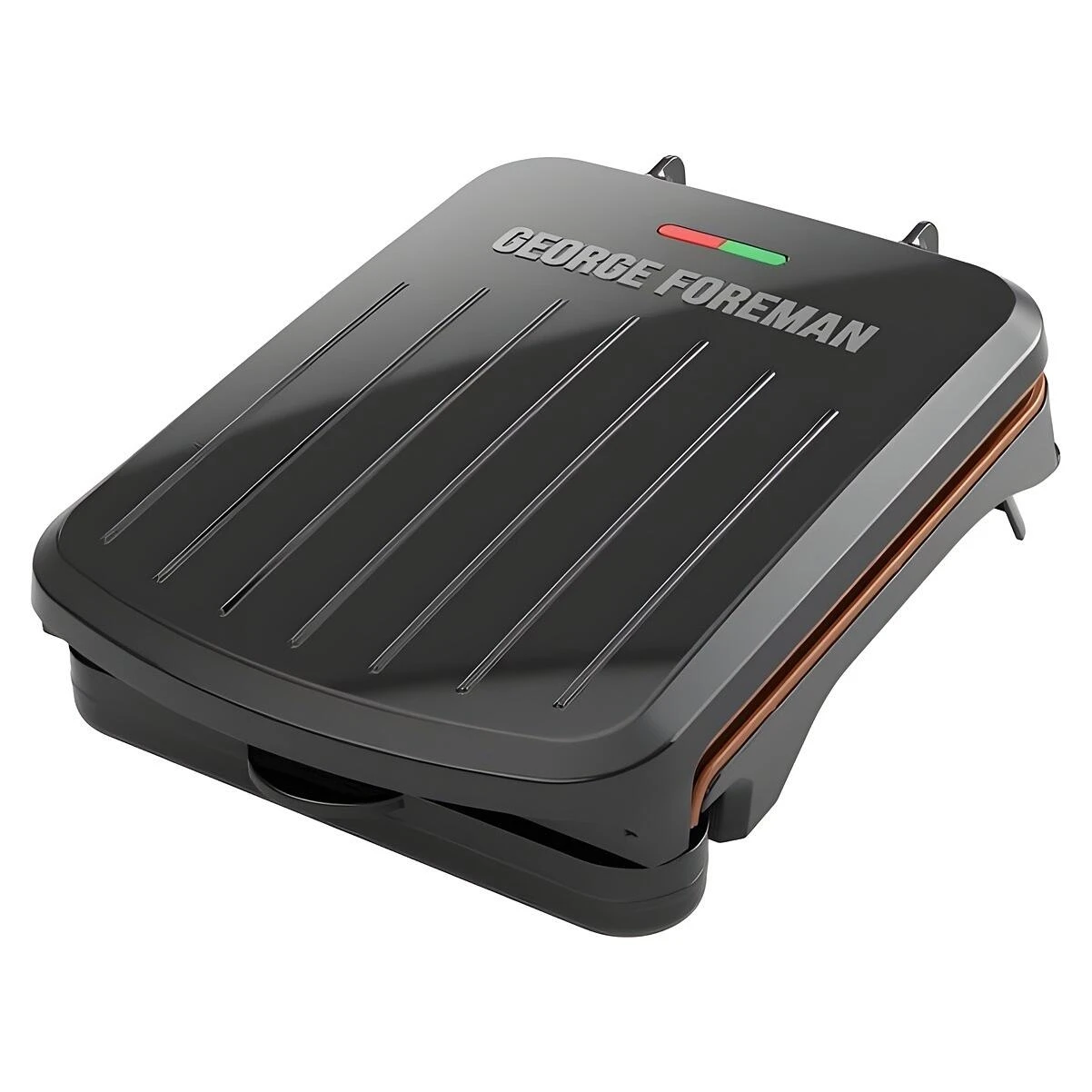 George Foreman GR015F-1BGX Ceramic Grill & Panini Press, 1500W, 5-Serving, Black