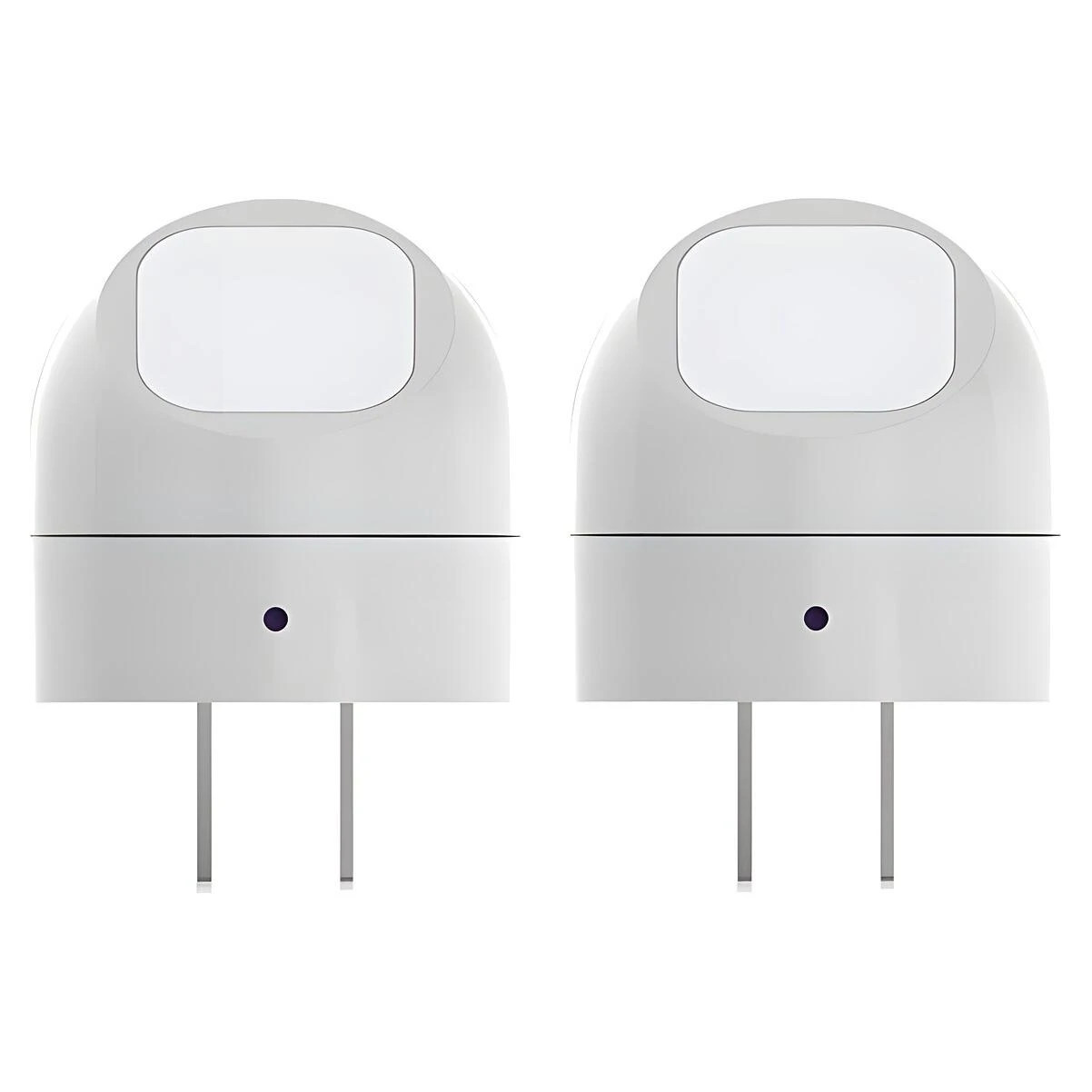 Globe Electric 89872 Plug-In LED Nightlight with Motion Sensor, White, 2-Pack
