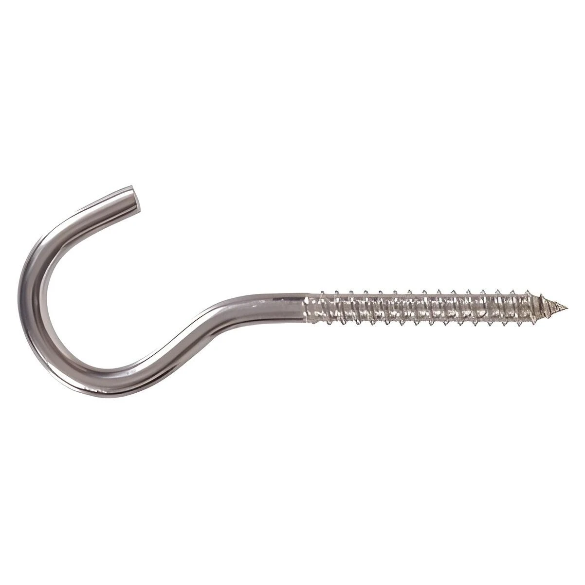 Hillman 851879 Stainless Steel Hook Screw, 1/4 In. X 4-1/4 In.