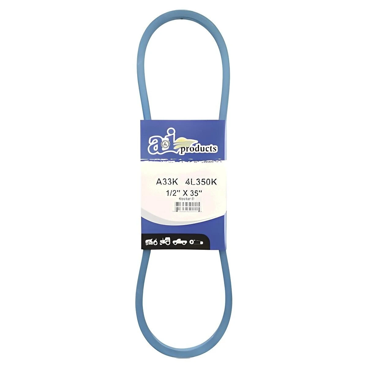 PIX A33K Kevlar V-Belt, 1/2 In. X 35 In., Blue