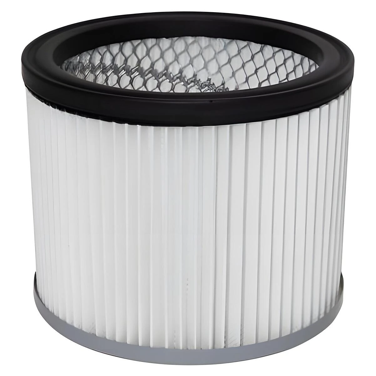 Cleveland Iron Works Disposable HEPA Ash Vacuum Filter – 4.55" x 5.75" x 4.63" (Black/White)