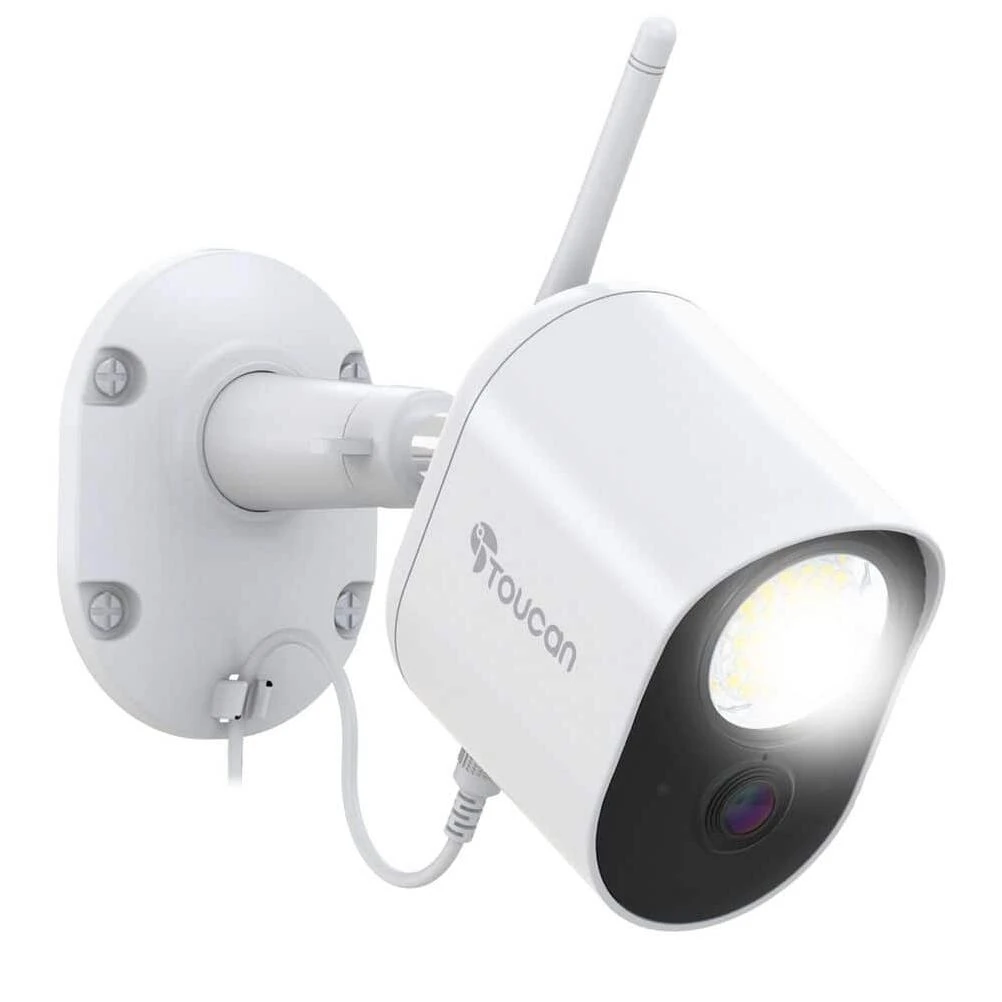 Toucan Wireless Security Camera with Light – 1080p HD Home Surveillance