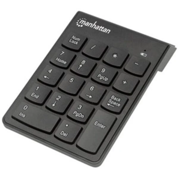 Manhattan Wireless Numeric Keypad – Compact Bluetooth Number Pad