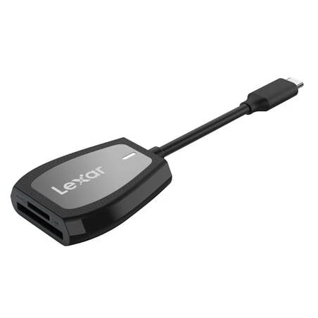 Lexar Dual‑Slot USB‑C Card Reader