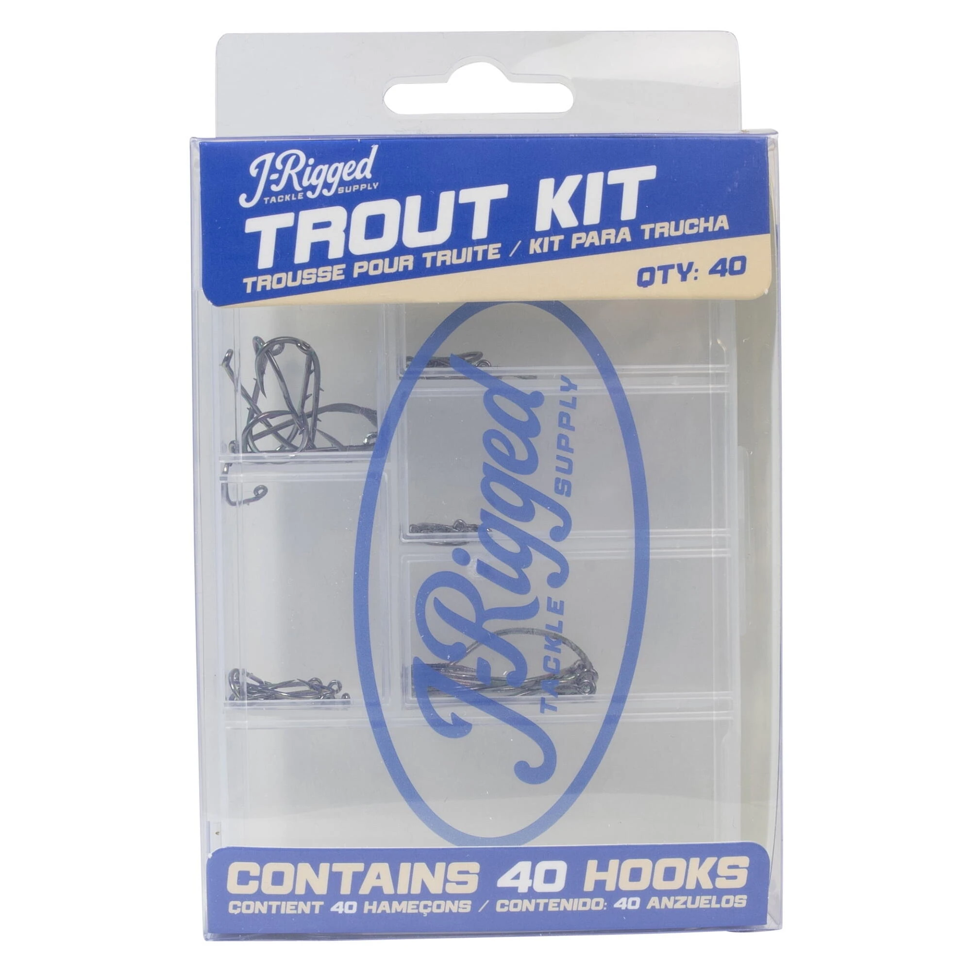 FSHNG HKS BAS 55‑Piece Fishing Hook Assortment