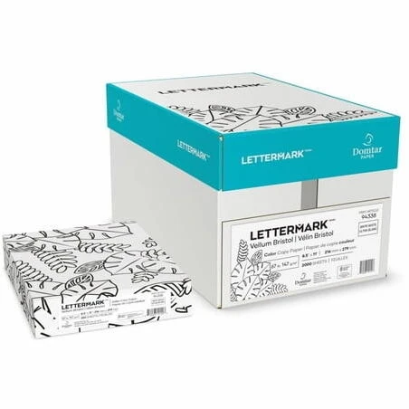 Premium 8.5×11 Lettermark White Cardstock – BWHT